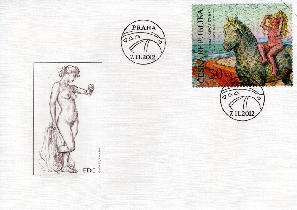 CZECH REPUBLIC 2012 Paintings  FDC6092