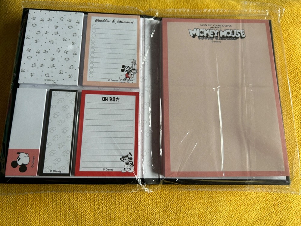 Disney 100 steamboat mickey notelet set.