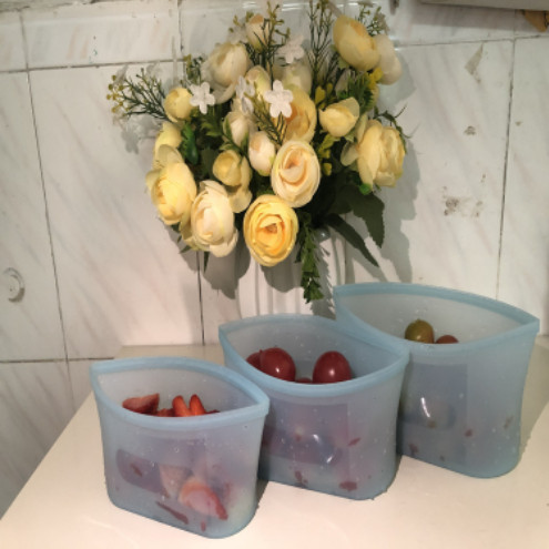 Reusable 3PC Silicone Storage Bags
