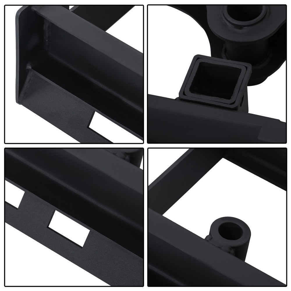 High Quality Skid Steer Pallet Fork Frame With Spear Sleeves & Receiver Hitch