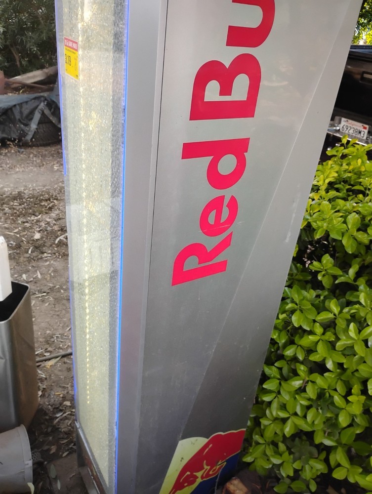 red bull mini slim fridge