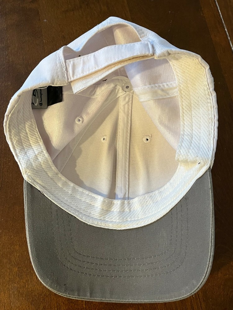C9 Champion Running Baseball Hat Vented Reflective Adjustable Cap White One Size
