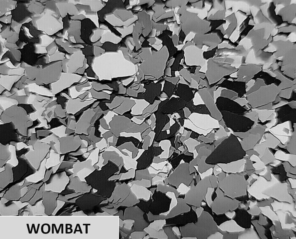 FLAKE Epoxy Floor Coating. 1/4 ONE POUND