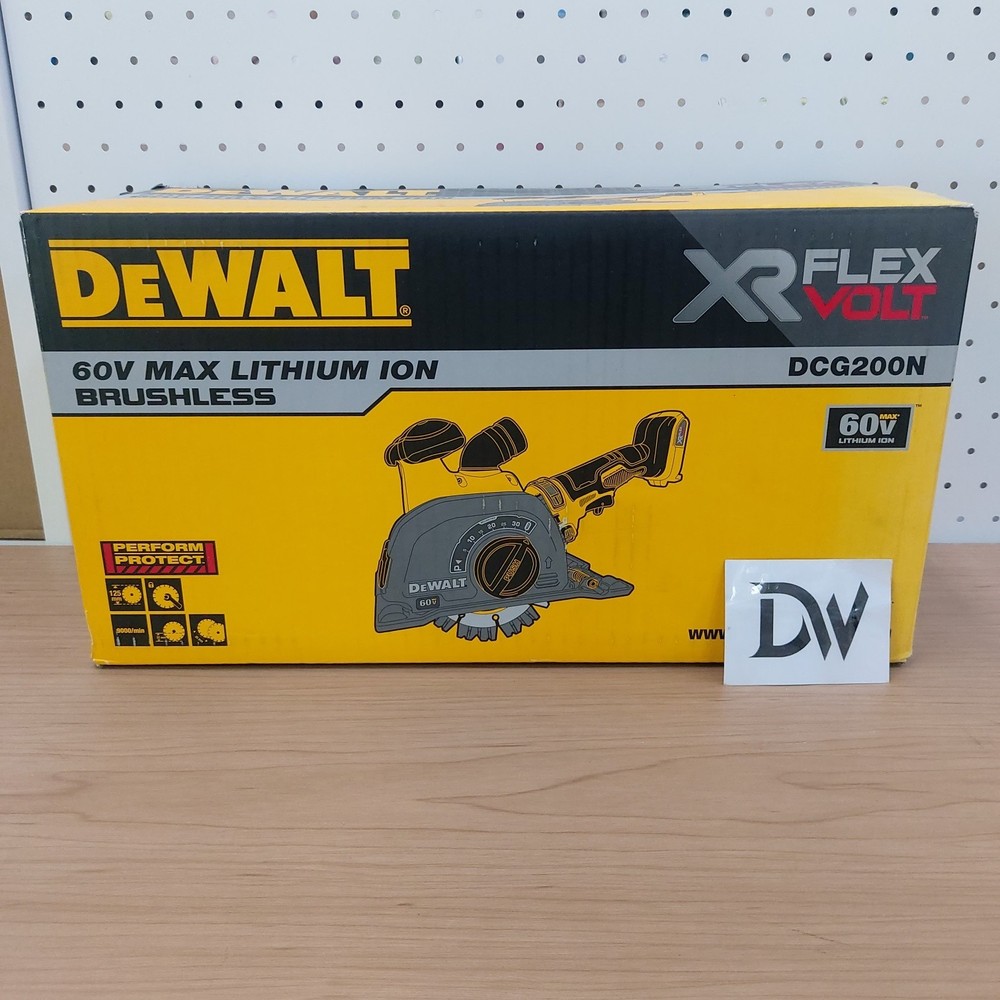 DeWalt DCG200N "Bare Tool" 60V MAX FLEXVOLT XR Concrete Grooving Tool