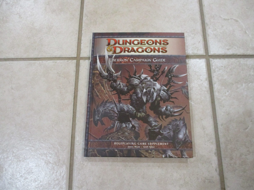 D&D D20 4.0 4th Ed Eberron Campaign Guide no map