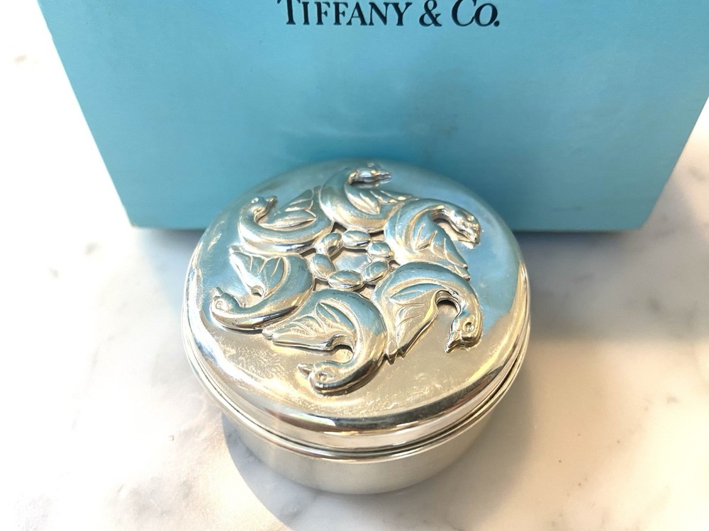 Tiffany&co Sterling Silver Box Pillbox