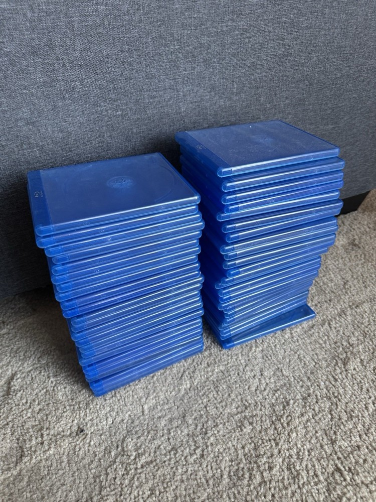 47x Empty Blu-ray Cases 2-Disc