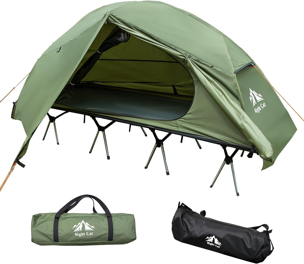 OFF-GROUND CAMPING COT TENT Waterproof Single Person Portable