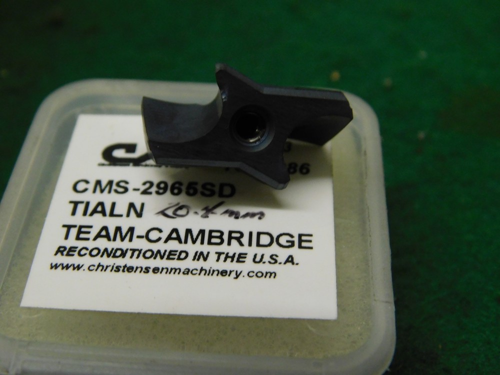 CMS 2965SD TIALN 20.4mm (.8031") Carbide Replaceable Modular SE Drill Tip