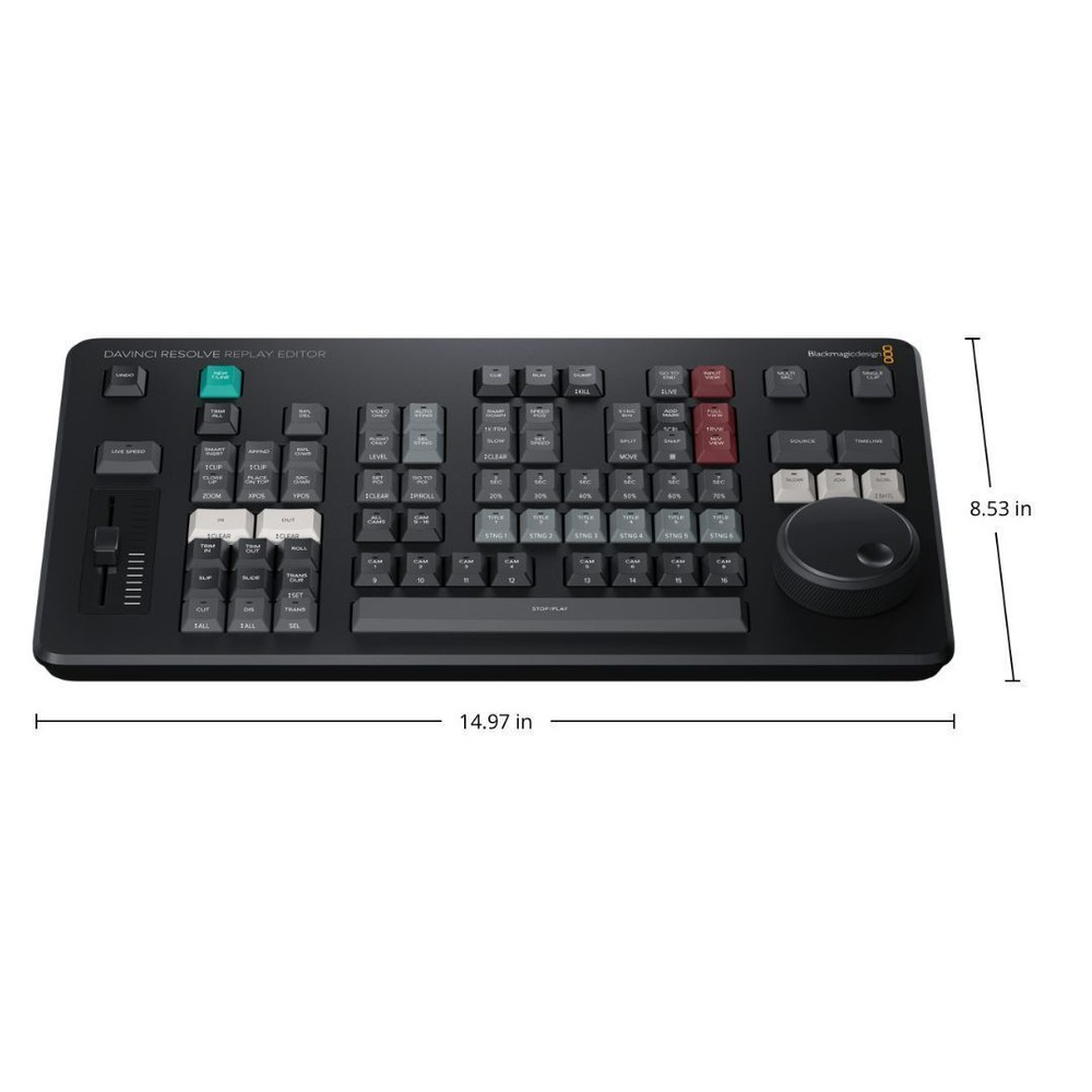 Blackmagic Design DaVinci Replay Resolve Editor for Multi-Cam Editing Black