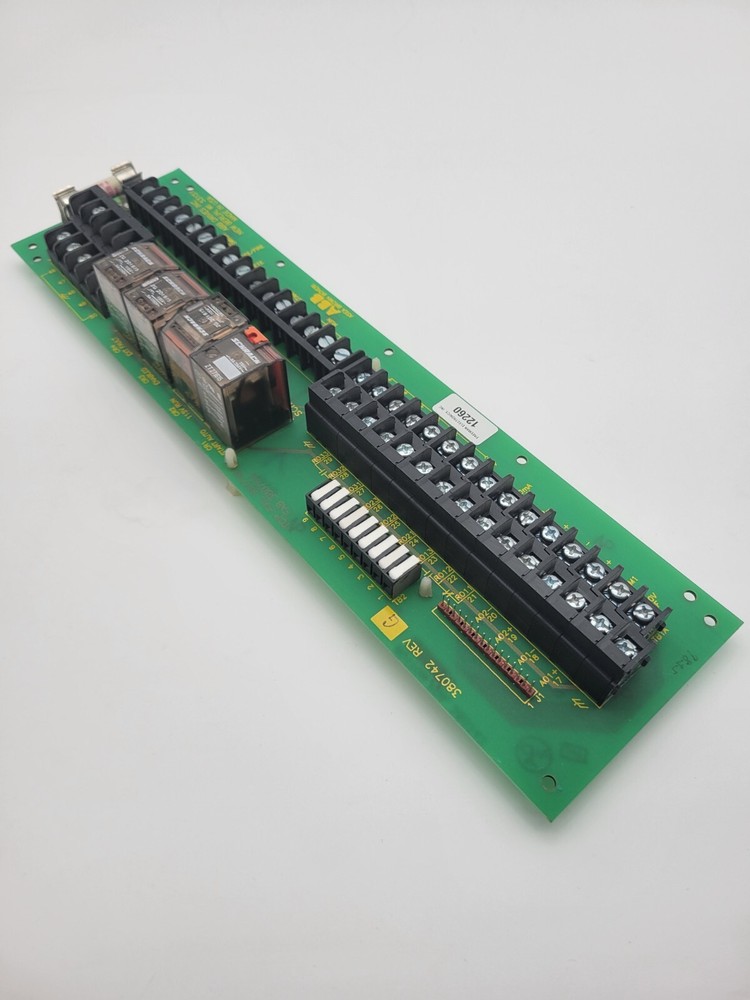ABB 380742 Rev G Terminal Board Schematic 380771 Power Connection Module PLC
