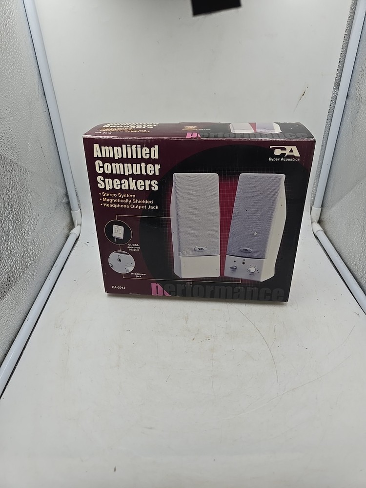 7" CYBER ACOUSTICS 2 PEICE SPEAKER SET