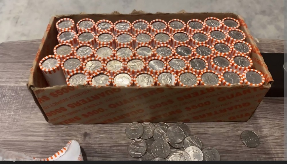 (1) UNSEARCHED QUARTER ROLL OBW/LOOMIS* Silver, Westpoint, And Errors Possible