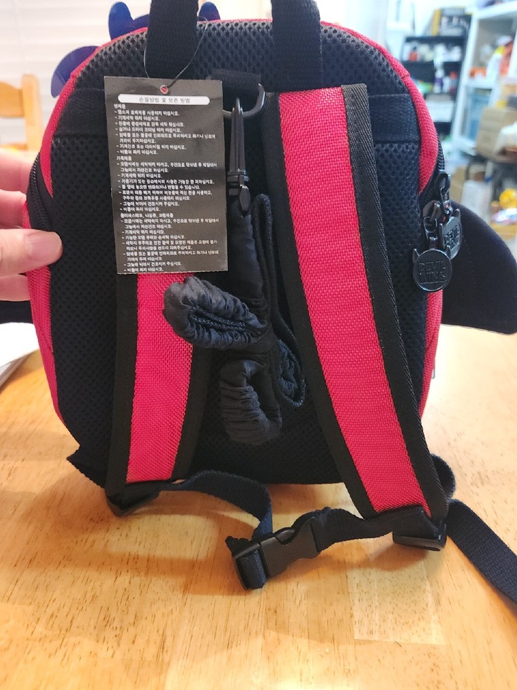 New 2017 Anti-Lost Devil Wing Kids Walking Safety Red Small Backpack