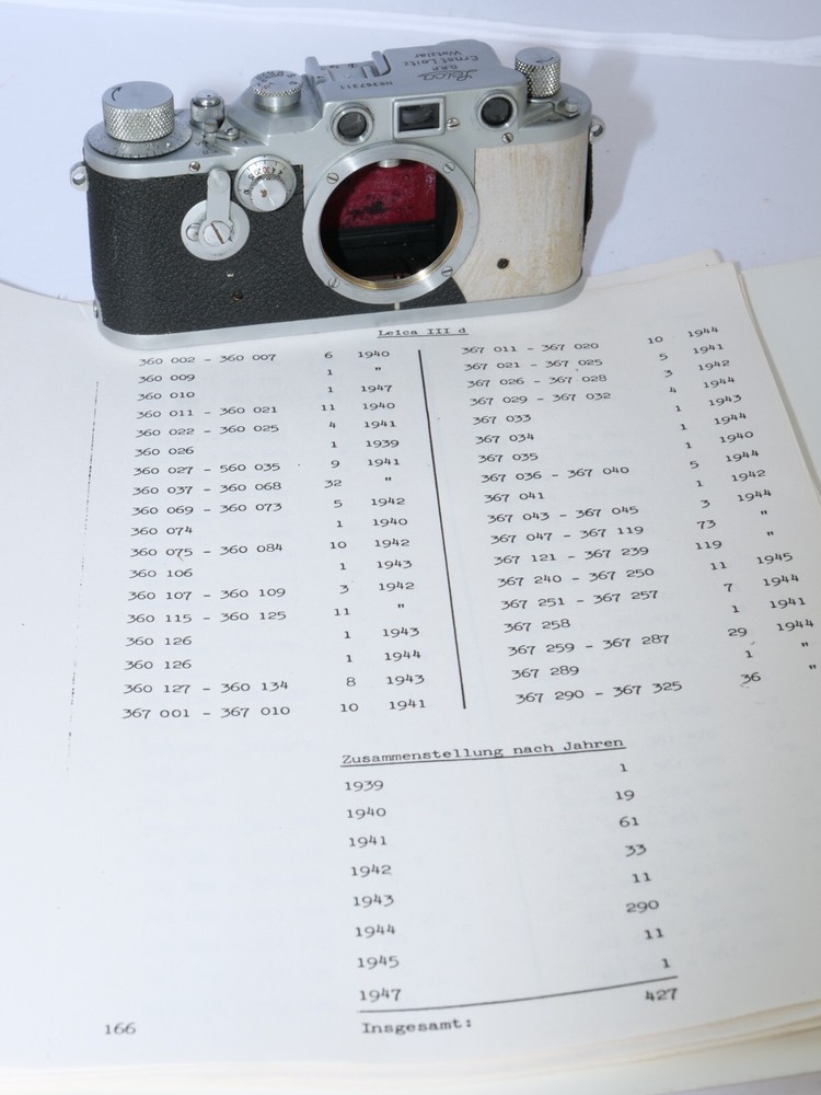 Leica IIId WAR TIME camera. Circa 1944. Only (427) made. Needs Restoration !