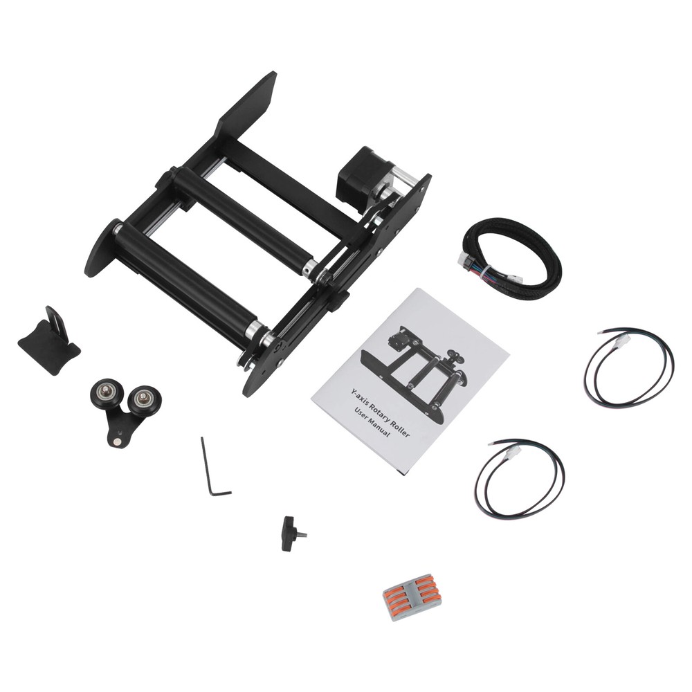 Engraver Rotary Roller Engraving Cylindrical Objects with 3 Connection Cables