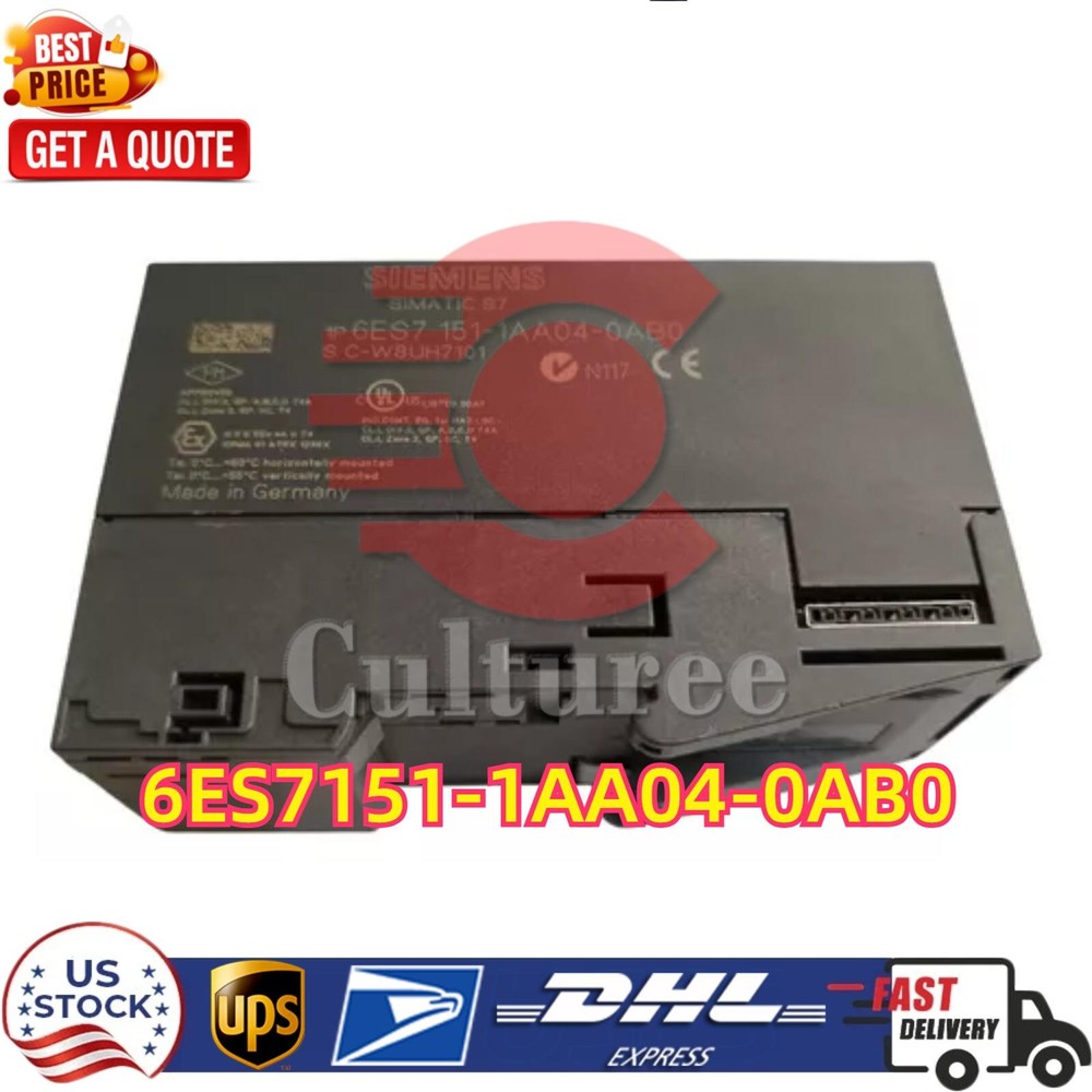 New Siemens 6ES7 151-1AA04-0AB0 6ES7151-1AA04-0AB0 DP INTERFACE MODULE IM151-1