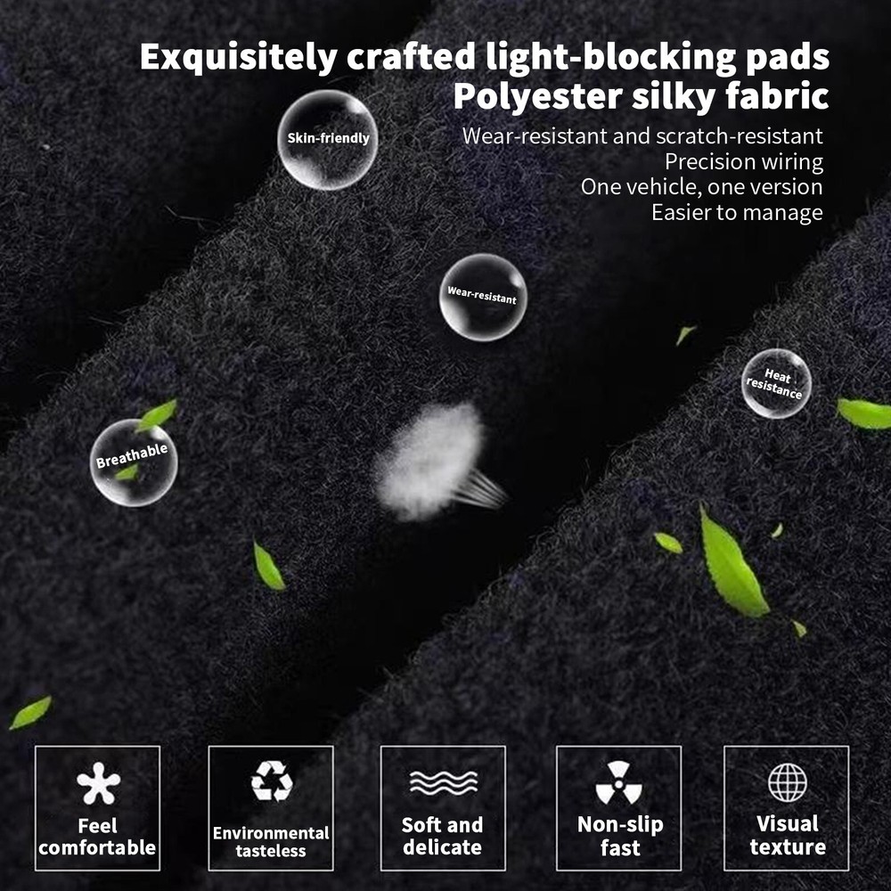 for Mazda MX-5 NC 2006-2014 MX5 Dashboard Pad Dash Mat Dashmat Polyester RED