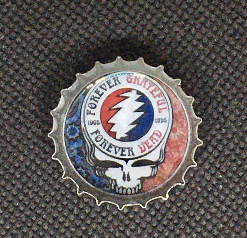 Grateful Dead Americana Bottle Cap Magnet Set