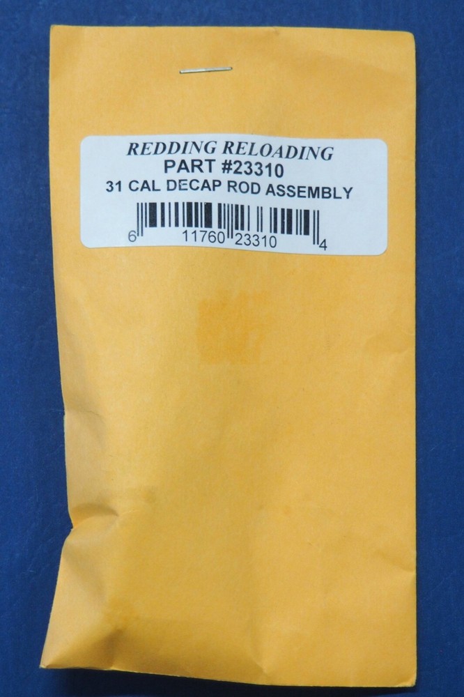 Redding 31 Cal Decapping Rod Assembly-(23310) NEW-in package