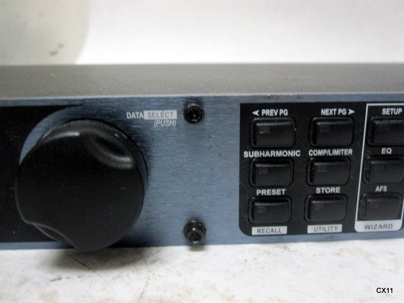 BENT, SCRATCH DBX Driverack PX DBXPXV Powered Speaker Optimizer Audio Processor