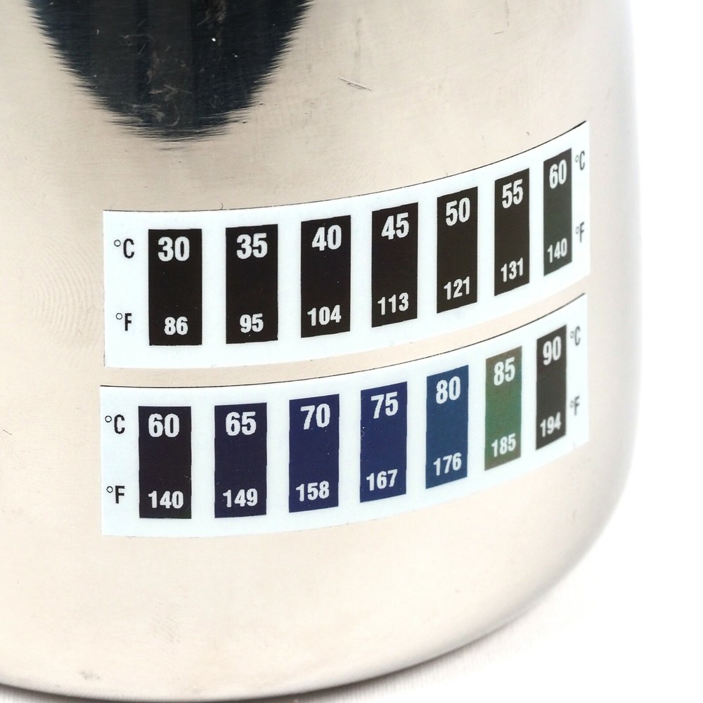 60 - 90 Degree Temperature Sensitive Sticker Label Milk Steaming Thermometer Tag