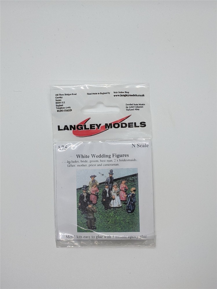 White Wedding N Scale Langley A75