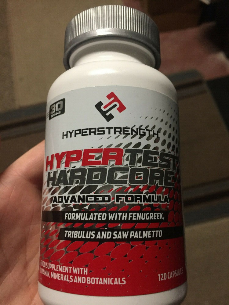 Hyper Strength Hyper Test Testosterone Booster Advanced Formula 120 Capsules