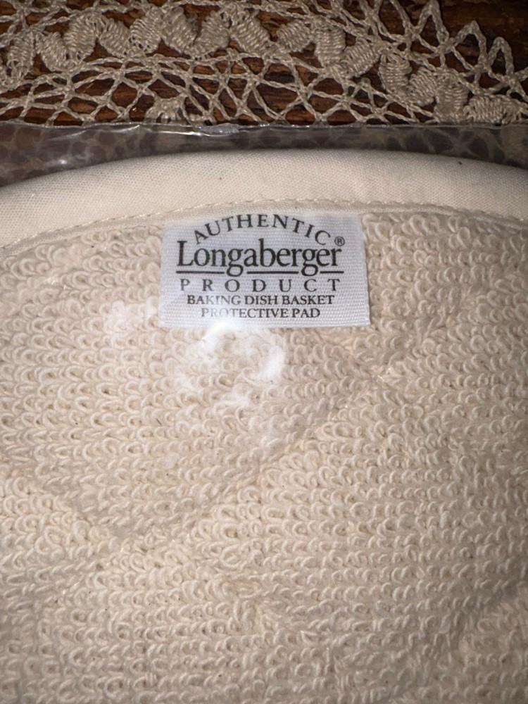 NIP Longaberger Oval Baking Dish Hot Pad