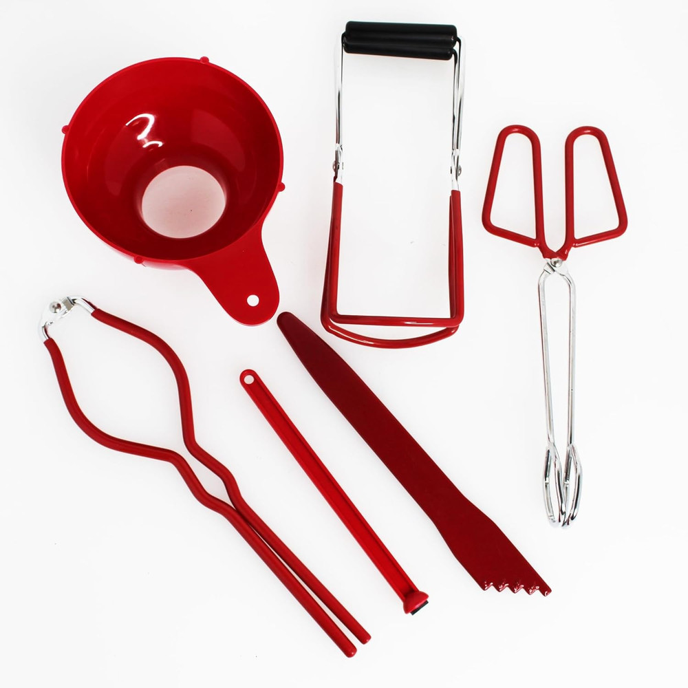 6Pc Canning Tool Set, Red