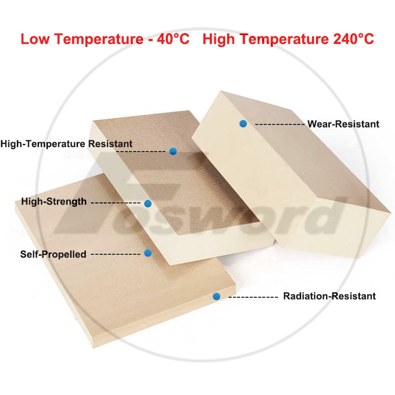 PPS Plastic Sheet GF30 Polyphenylene Board High Temperature Thickness 1mm - 50mm