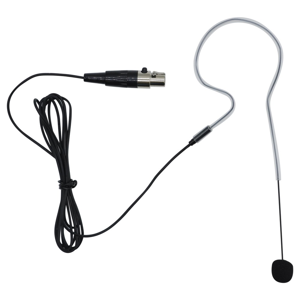 Single Earhook Microphone For AKG Samson Wireless System Mini 3Pin XLR TA3F Plug