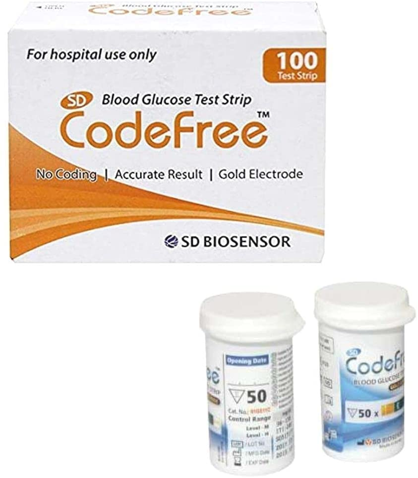 SD Codefree Blood Glucose Test Strips