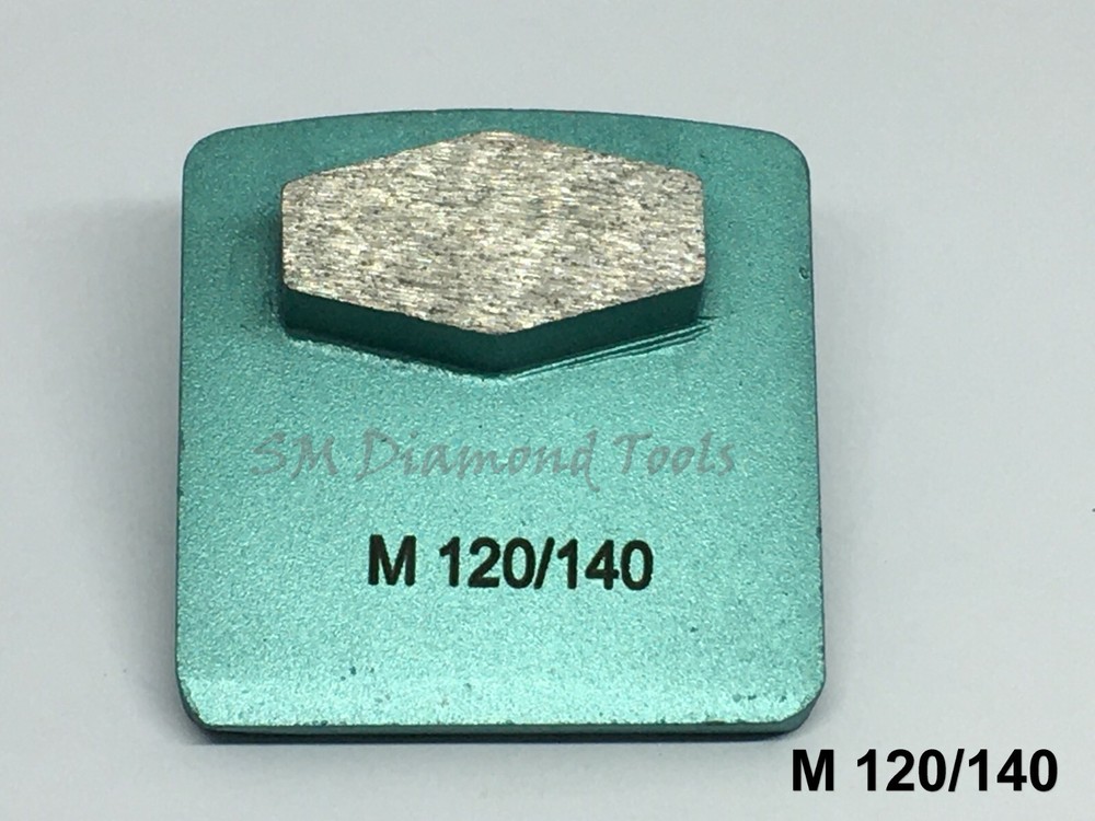 3-pack: HUSQVARNA Trapezoid Diamond 1 Segment Grind Polish Medium Bond 150 Grit