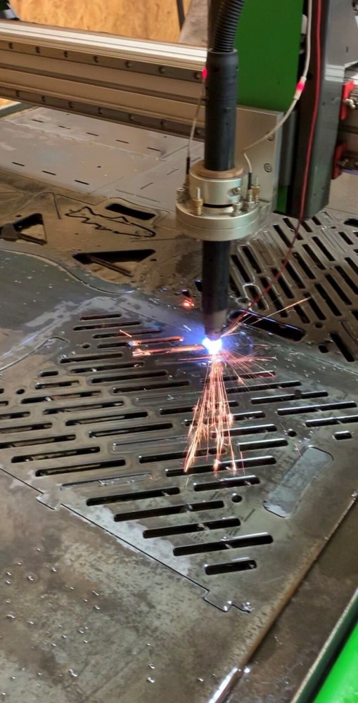 BBQ Pit for camping and tailgating. (Packs Flat)-Easy Assembly, Heavy duty.
