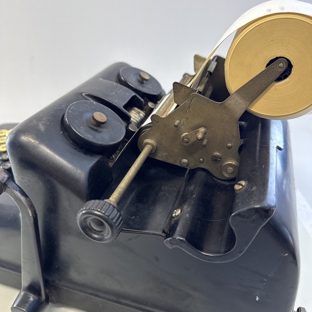 Antique 1920s Burroughs Class 3 Adding Machine Hand Crank, Tested