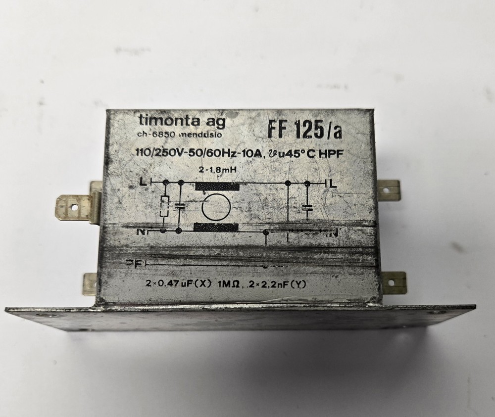 TIMONTA AG FF125/a LINE FILTER.