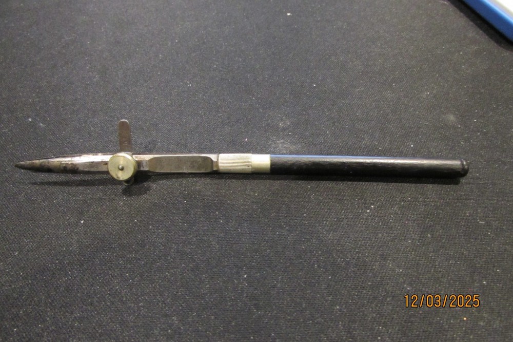 vintage drafting tools wood ruling pen D.R.P.