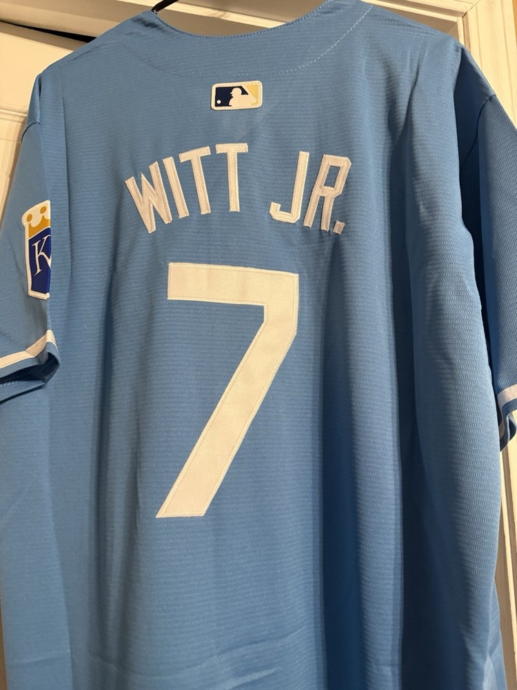 NEW- WITT JR #7 GAMETIME ROYALS JERSEY SIZE MEDIUM