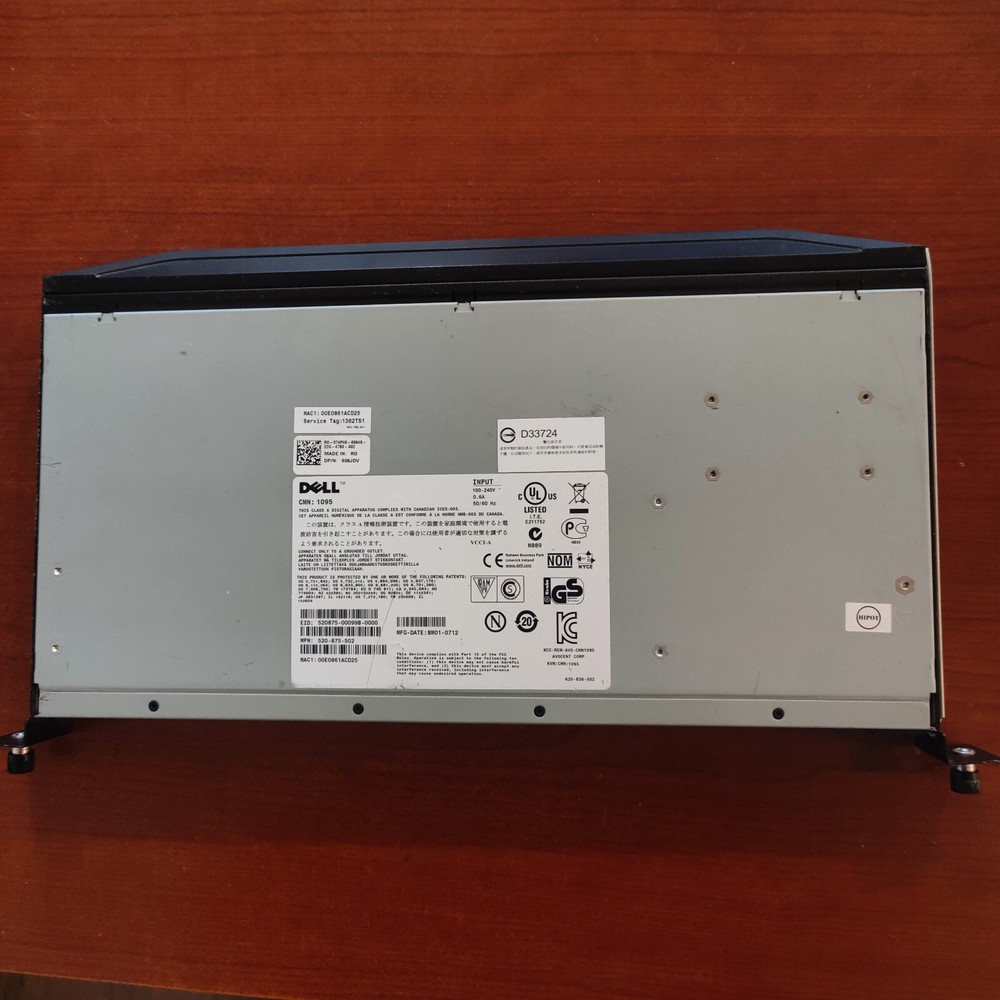 Dell KVM1081AD 8-Port Remote Server Console