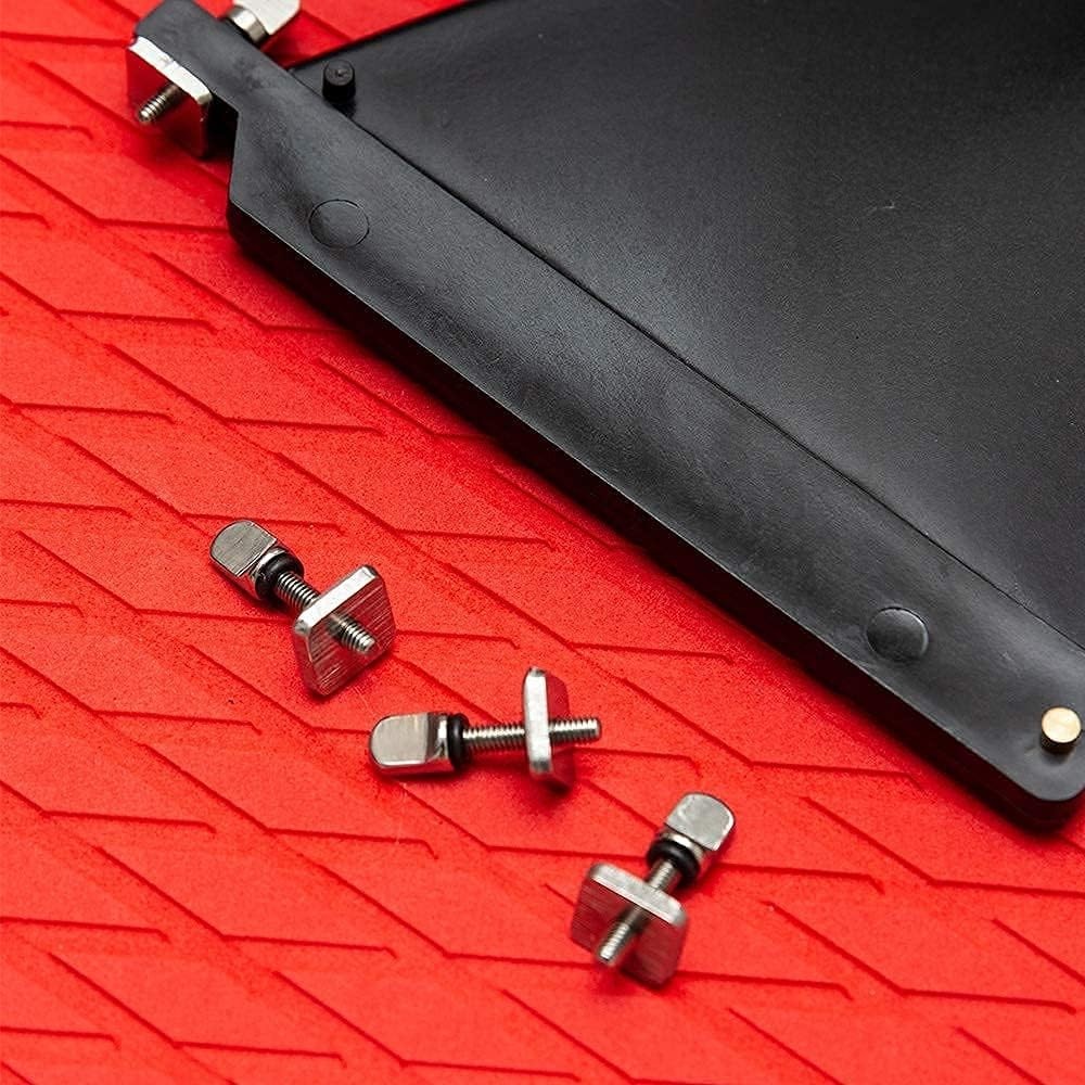 Lightweight & Durable Fin Screws for Boards: Rust-Proof 3 Pack - No Tools Needed
