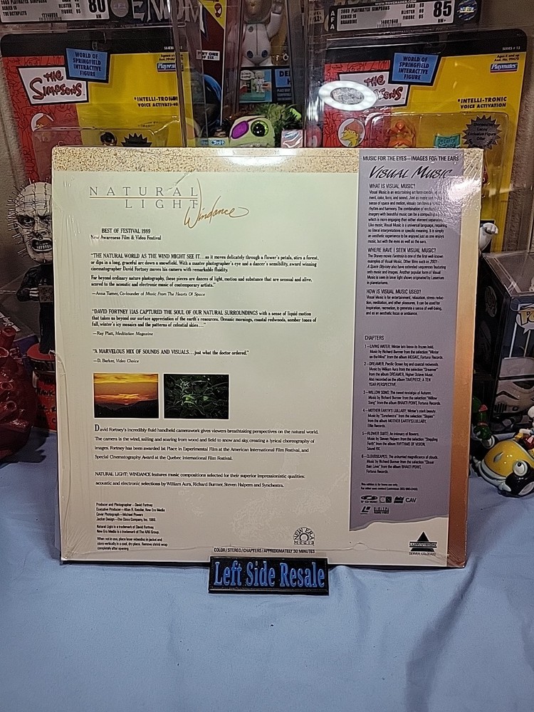 NATURAL LIGHT : WINDANCE ( Laserdisc LD ) - VISUAL MUSIC -