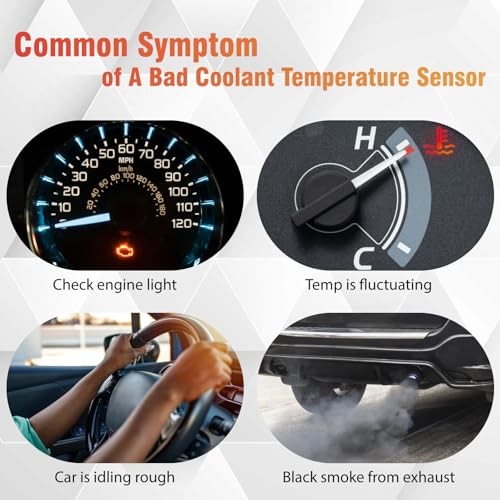 12564512 Coolant Temperature Sensor Compatible with 9-7x Bravada Envoy XL