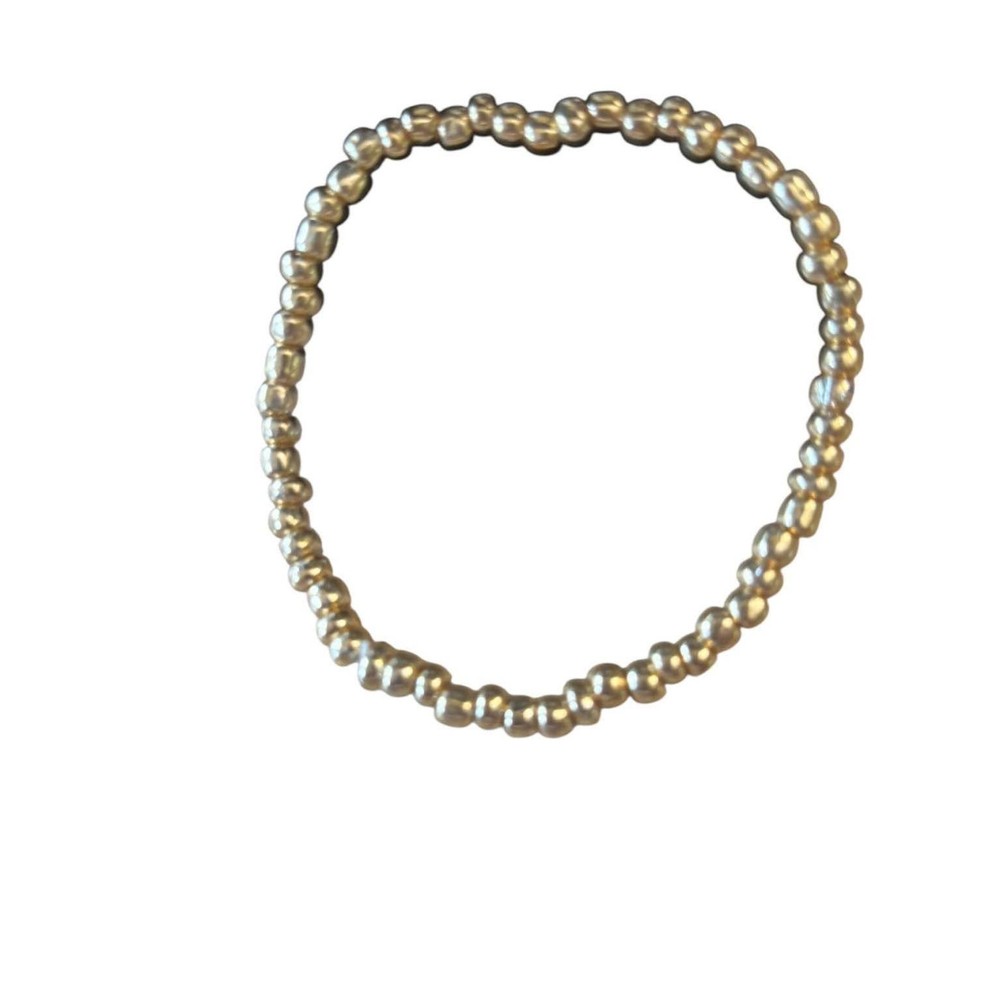 Handmade Beaded Stretch Bracelet Pair 0210