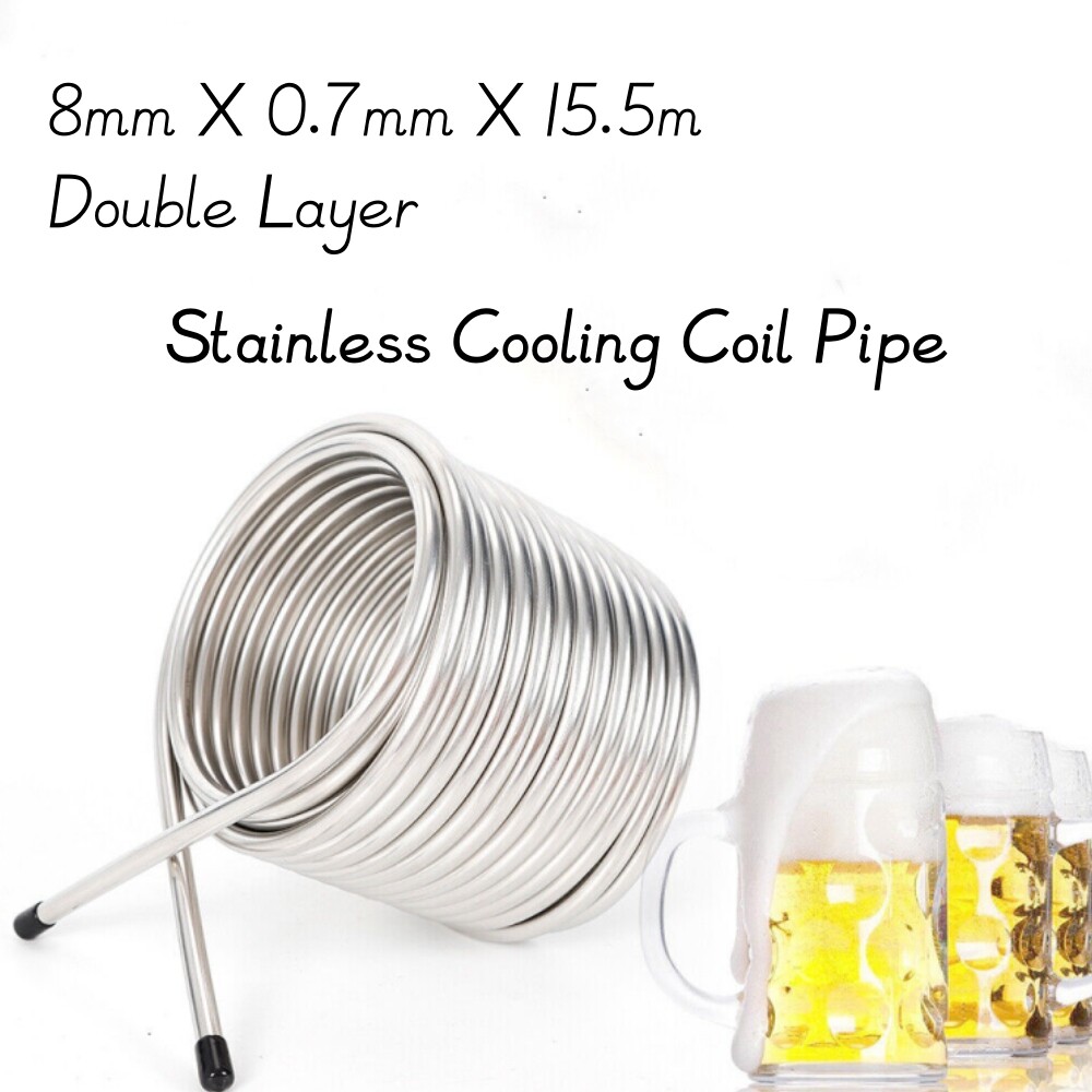 Cooling Coil Pipe for Wort Chiller Brewing Beer Immersion Stainless Steel Home