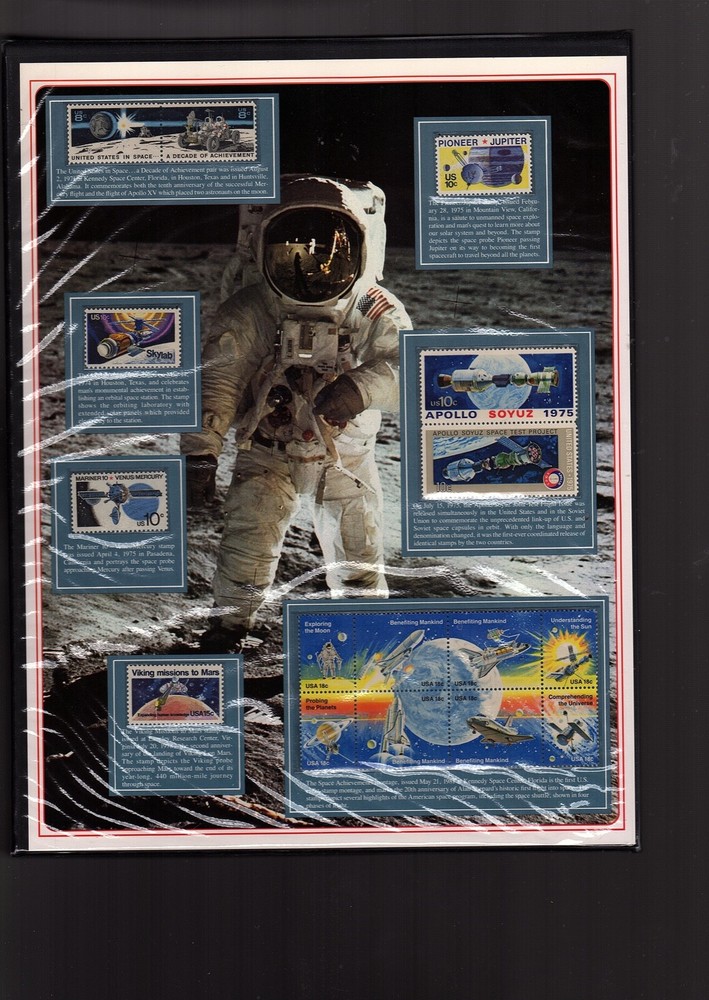 The Moon Landing 20th Anniversary Folio Stamp Collection pcs (e50