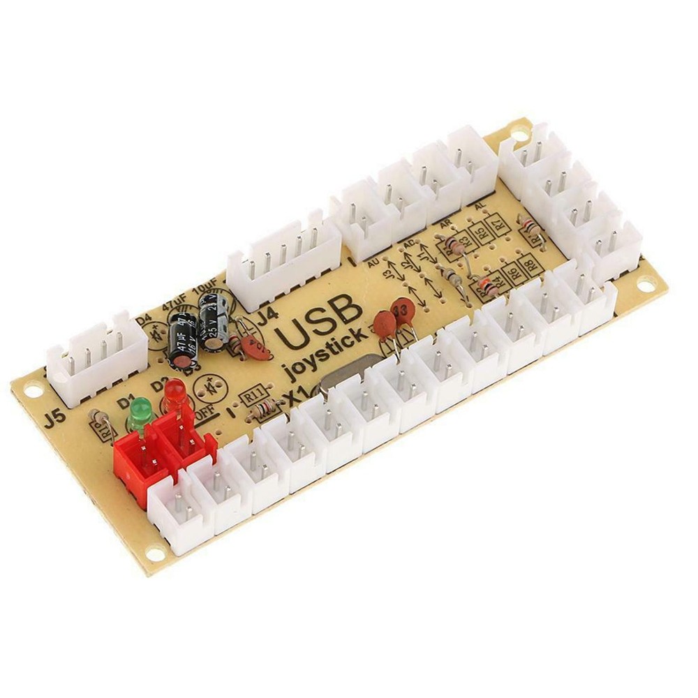 Quimat Zero Delay Arcade USB Encoder Board to Joystick DIY Kit for Mame Jamma PC