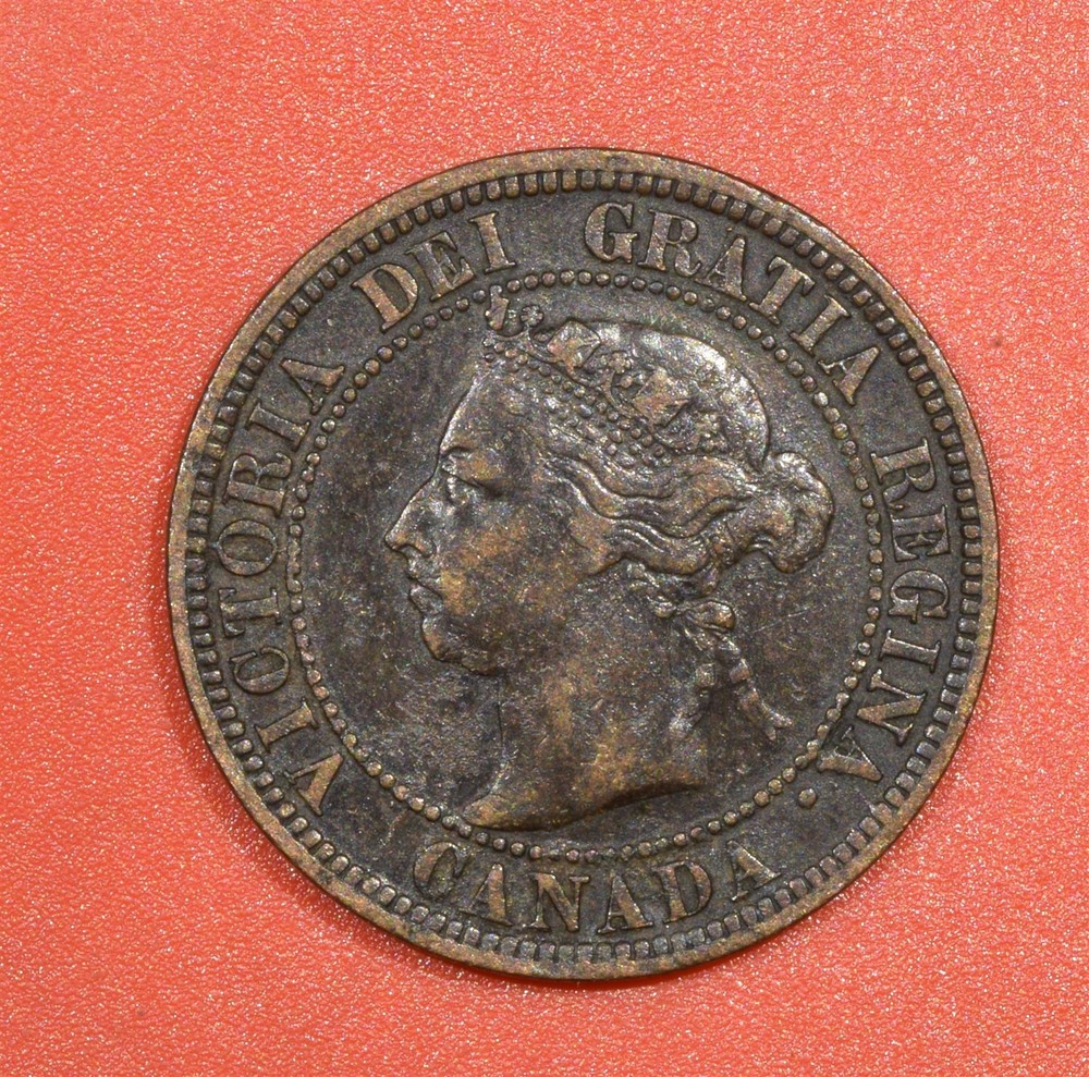 1891 LD LL Canada Large Cent "VF"