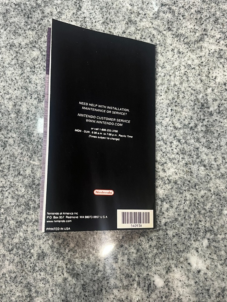 Custom Robo Game Cube Manual