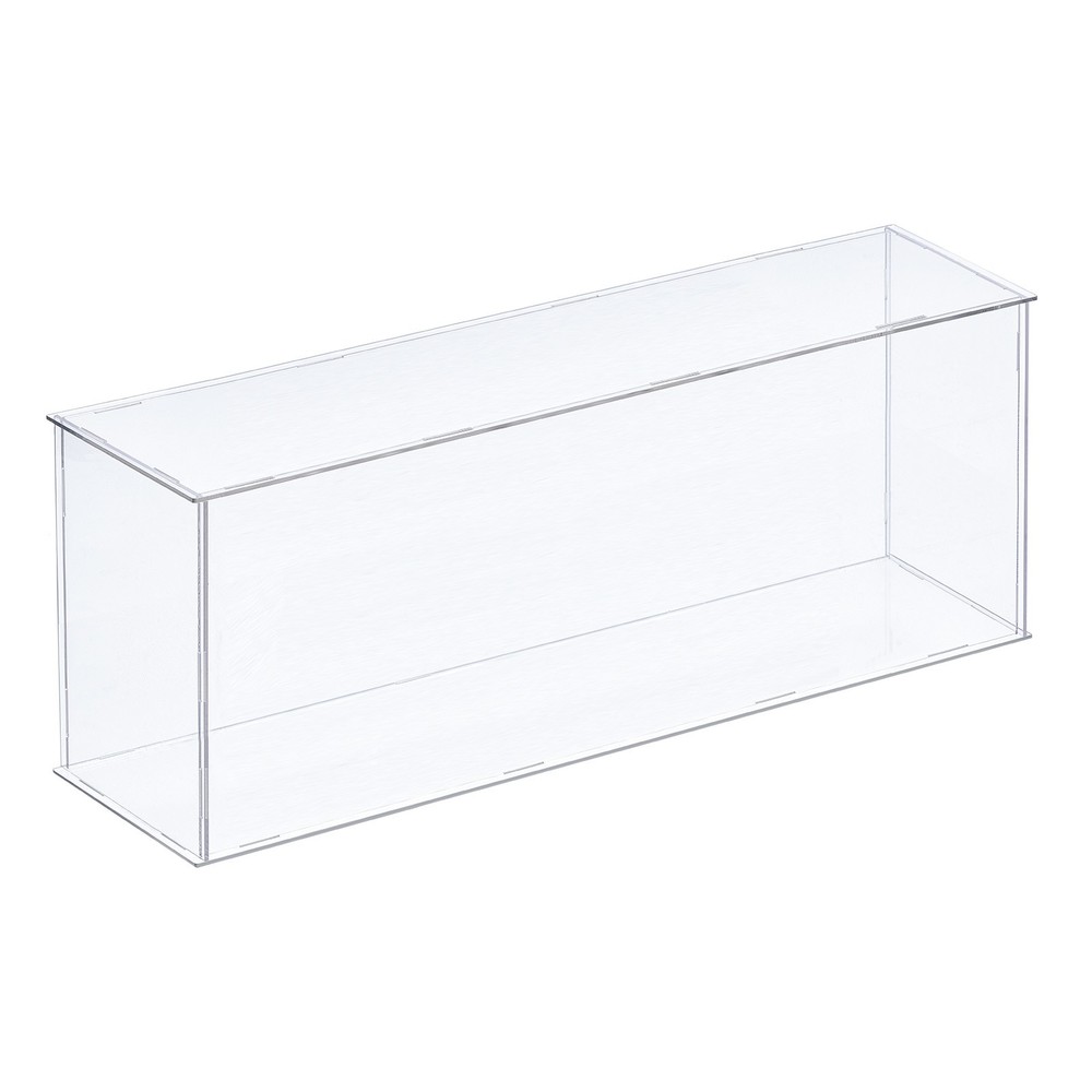 Acrylic Display Case Plastic Box Cube Storage Box Transparent 41x11x15.5cm